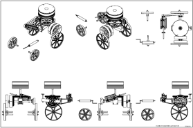 Solidworks modelling and animation of vintage machines